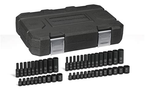 GearWrench 48pc 1/4-Inch Drive 6-point SAE/Metric Impact Standard/Deep ...