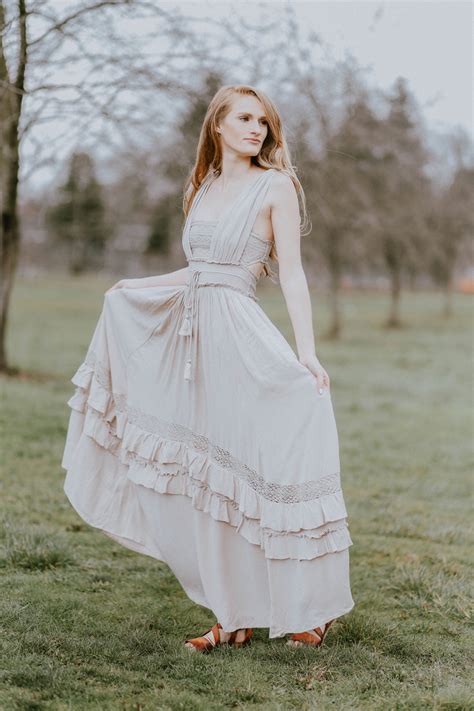boho maxi dress with sleeves