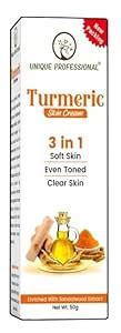 UNIQUE PROFESSIONAL 3 IN 1 HALDI CHANDAN CREAM 50 GR PACK OF 1 : Amazon ...