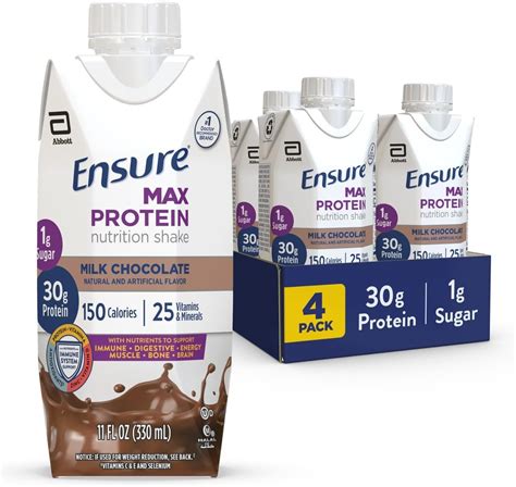 Amazon.com: Ensure Max Protein Nutrition Shakes, Variety Pack, With 30g ...