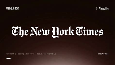 Every Font Used by The New York Times in 2026 - Explained