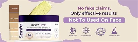 Buy Sanfe Detan Cream Instalite Detan Wipe Off 200 gm | With Glycoclear ...