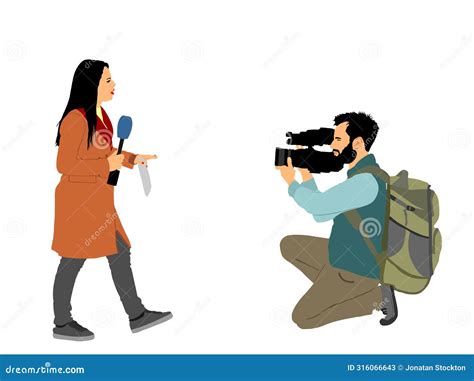 Image result for Interview Reporter Cartoon