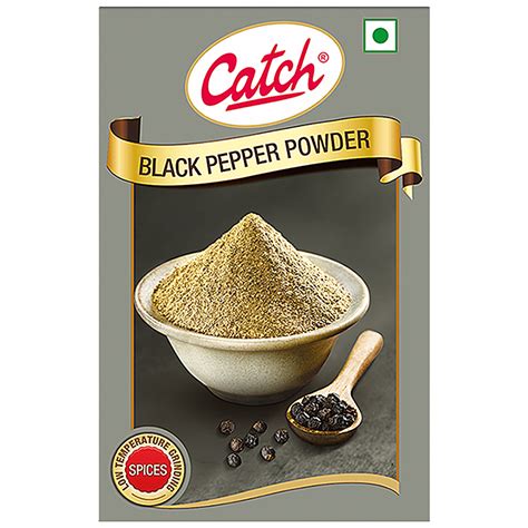 Catch Black Pepper Powder - Enhances Flavour, 100 g carton