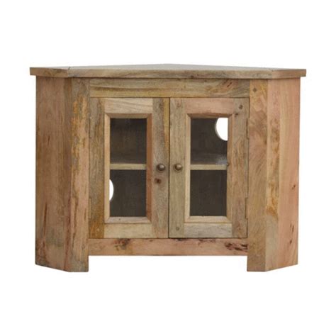 Granary 2 Door Corner TV Cabinet - ArtisanFurniture.in