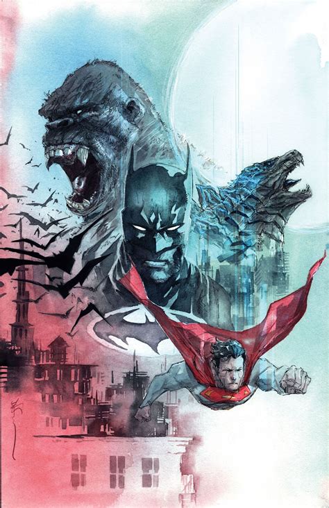 Superman Takes on Godzilla in DC & Legendary's Monsterverse Crossover ...
