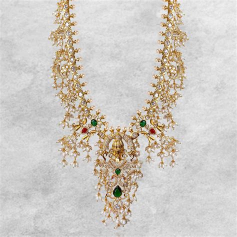Balaji Guttapusalu Necklace - A stunning haram for your special day ...