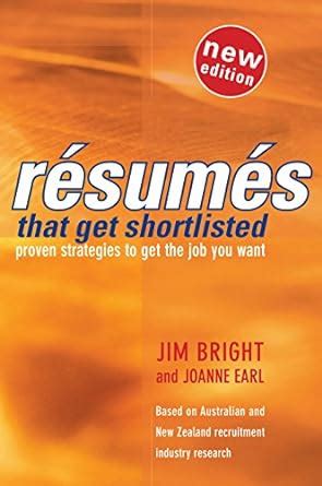 Resumes That Get Shortlisted : Amazon.in: Books