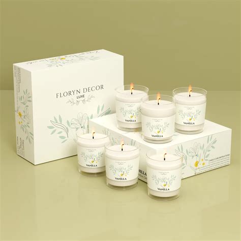 Amazon Brand - Solimo Votive Glass Candles, Pack of 6 (Unscented ...