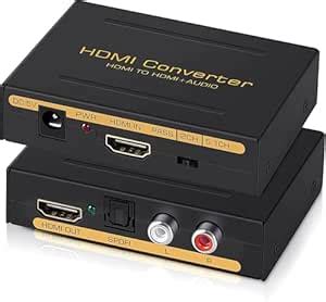 RyzCare HDMI Audio Extractor/Converter - HDMI to Optical/SPDIF/RCA - 4K ...