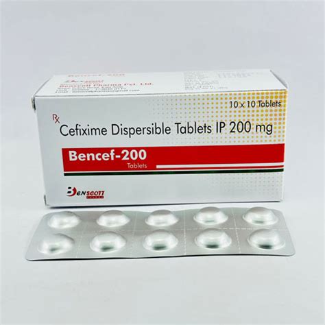 Bencef-200 Tablets Benscott Pharma Pvt. Ltd.