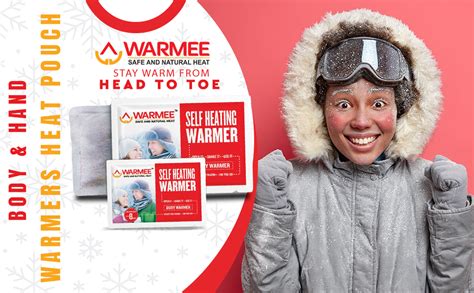 WARMEE Body & Hand Warmers Heat Pouch (Pack of 20 Body + 6 Pairs Hand ...