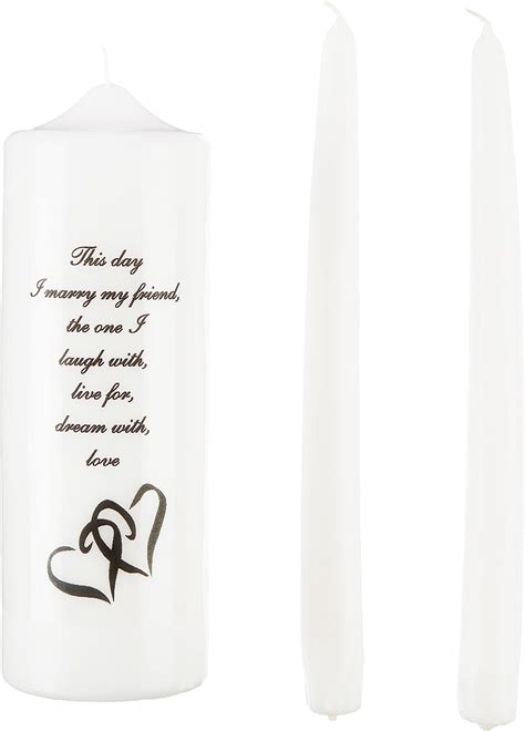 Amazon.com: Unity Candles for Wedding Ceremony Set, Unity Wedding ...
