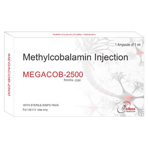 MEGACOB-2500 Injection Elkos Healthcare Pvt. Ltd.