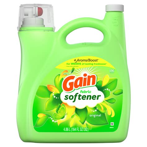 Gain Fabric Softener, Original Scent, 190 Loads 164 fl oz - Walmart.com