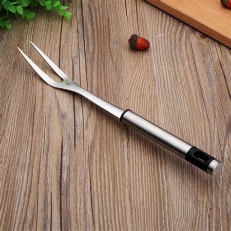 E2 Barbecue Skewers Stainless Steel Carved Design Foam Meat Skewers 2 ...