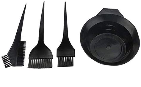 PSM100 Plastic Classic Dyeing Kit - 3 pcs Brush and 1 Bowl, Black ...