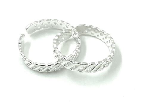 BHAVACHI sterling Silver toe rings for women pure silver 925 |Leg ...