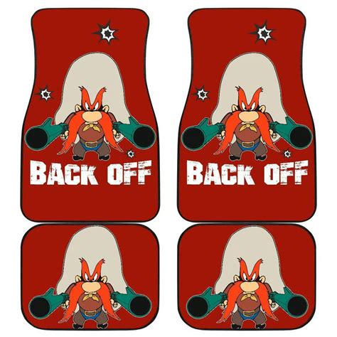 Looney Tunes Car Floor Mats Looney Tunes Yosemite Sam Back Off Car Mat ...