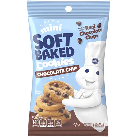Pillsbury Mini Chocolate Chip Soft Baked Cookies, 3 oz - Pillsbury.com