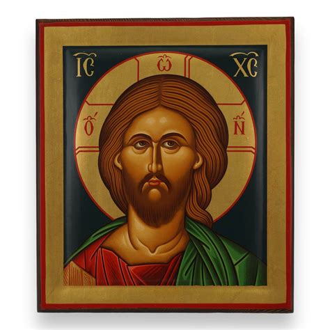 Religious Icons Jesus Jesus Christ Pantocrator Icon (Mt Athos)