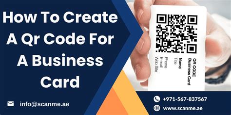 How to Make QR Code Business Card 的图像结果