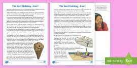 School Holiday Writing Activities | Primary English