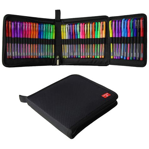 Larkpad 42 Gel Pens Set - 6 Retractable Erasable Gel Pens,36 Color Gel ...