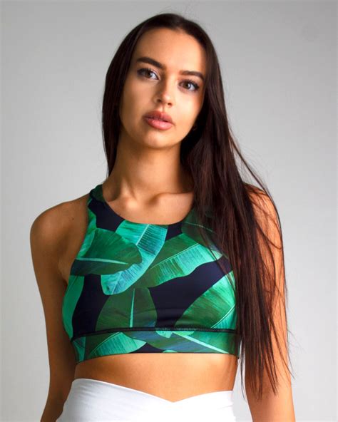 Runner Island Women's Palm Tree Run to Swim Sports Bra – Runner Island®