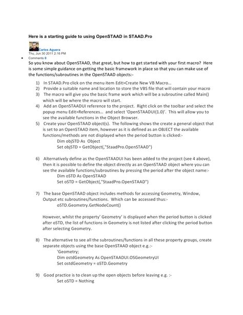 Image result for Save File in Model Using OpenSTAAD Code