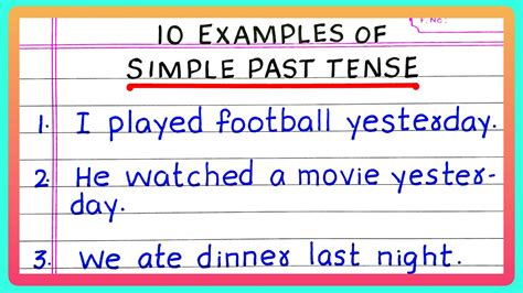Image result for Past Simple Examples Sentences