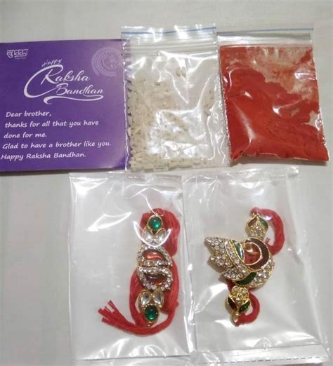 Sukkhi Rakhi Effervescent Kundan Rakhi Combo & Designer Gold Plated ...