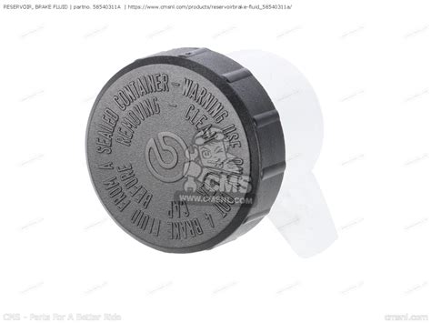 58540311A: RESERVOIR, BRAKE FLUID Ducati - buy the 58540311A at CMSNL