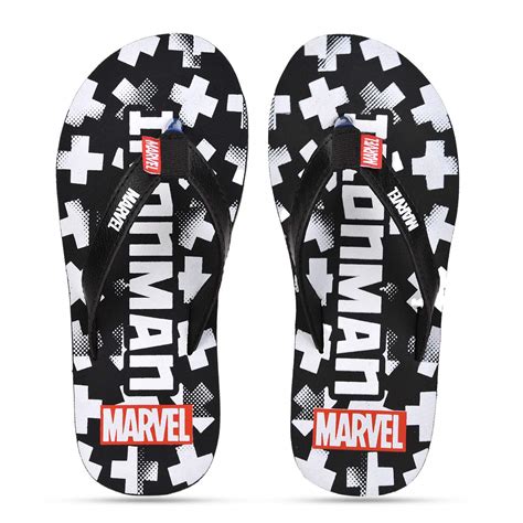 Marvel Avengers by toothless Boys Black Slipper (MAPBFF3066) : Amazon ...