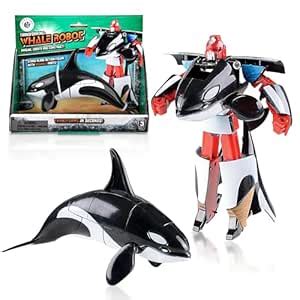 Buy Forest & Twelfth 5" Orca Animal Robot Transforming Action Figure ...