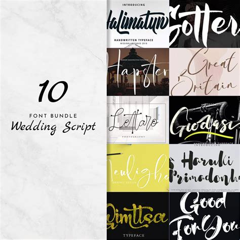 Wedding Script Fonts