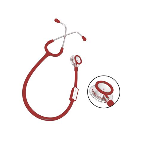 Qanta Stethoscope Focus Aluminium Anodized Chest Piece (Red)