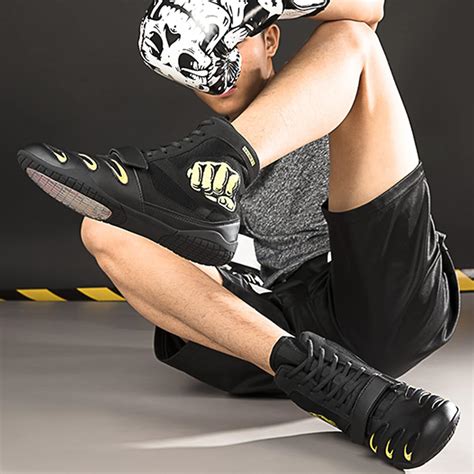 Buy UKUBAG Mens Wrestling Shoes Fashion Boxing Trainers Lightweight ...