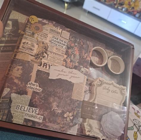 HASTHIP® Vintage Scrapbook Stickers Pack with A6 Notebook, Aesthetic ...