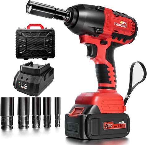 1/2 Electric Impact Driver Gun, 20V MAX Cordless Impact Wrench for Car ...