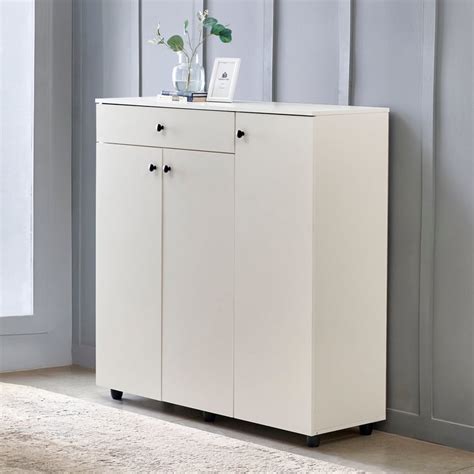 Buy Helios Madison 20 Pairs Shoe Cabinet with Drawer - White from Home ...