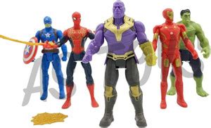 Yunicorn Max Avengers Action Figure Toys Set - Avengers Action Figure ...