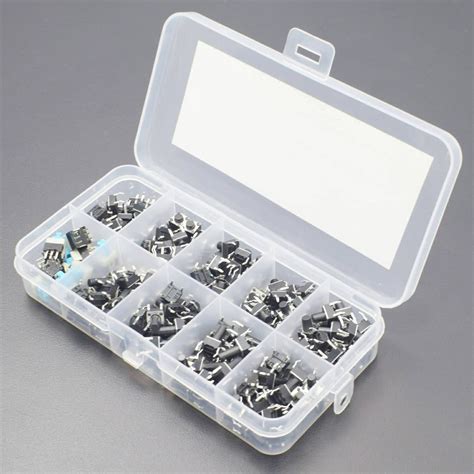 Tactile Push Button Switch 10 Values 180 Pieces Micro – REES52