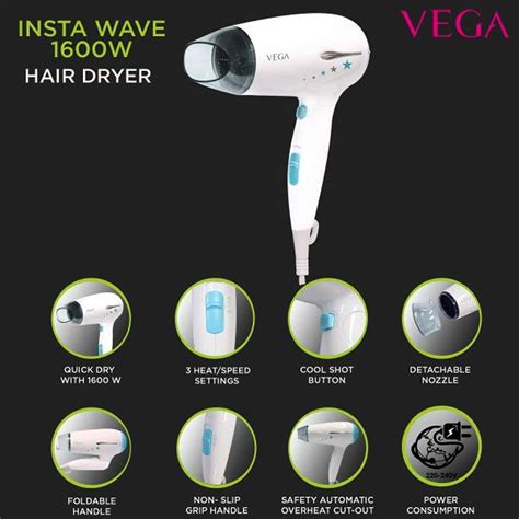 Buy VEGA GO-PRO 2100 HAIR DRYER (VHDH-25) Online & Get Upto 60% OFF at ...