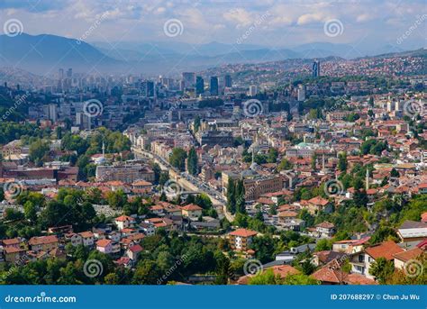 Overview of the City of Sarajevo, the Capital of Bosnia and Herzegovina ...