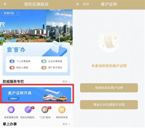 上海基层推出“离沪证明”全程网办服务_我苏网