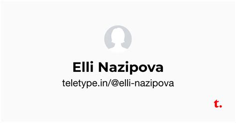 Elli Nazipova — Teletype