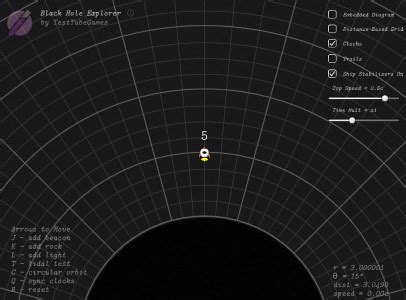 ब्लैक होल एक्सप्लोरर ऑनलाइन खेलना