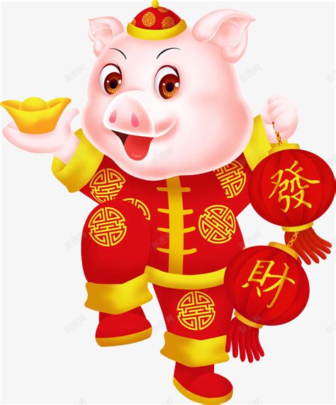 2019猪年大吉_素材中国sccnn.com