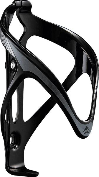 Merida Bottle Cage Plastic (Black/Silver) - Lightweight & Secure